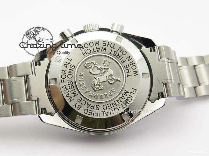 0419 Refined Speedmaster 50th Anniversary Black Dial On SS Bracelet 8232